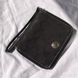 Black Coach Wristlet